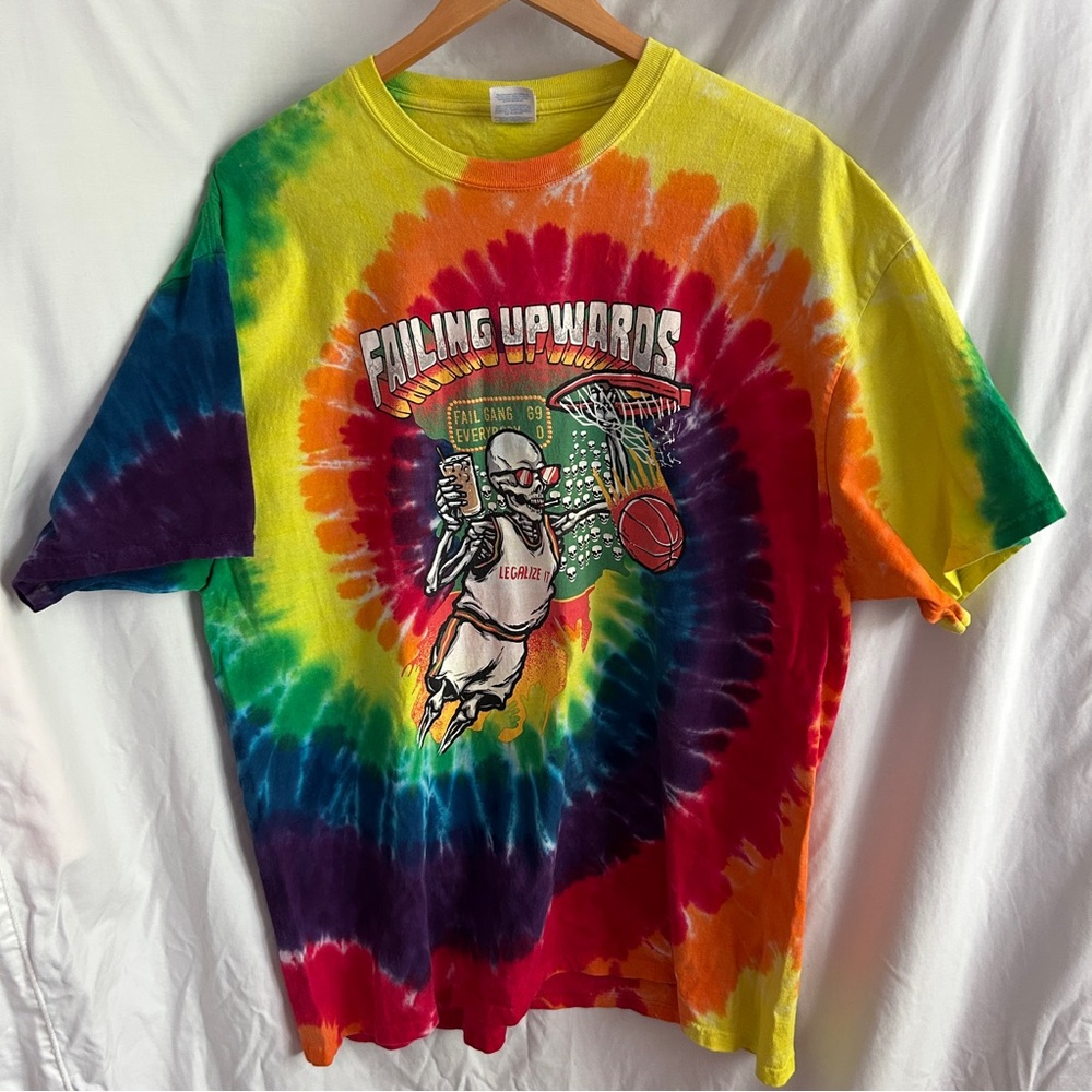 Falling Upwards Podcast Tie-Dye T-Shirt